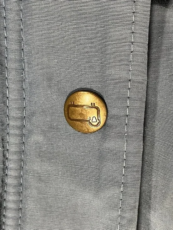 Vintage Woolrich Woman Hooded Parka Plaid Wool Lined Blue Jacket M - Picture 9 of 9